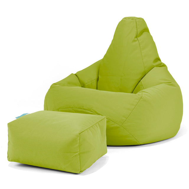 SoleiStorm™ Ultra 2000 h+ Stolička s vysokým operadlom sedací vak - Olefin Limetková 01