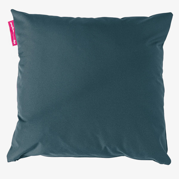 Vonkajší extra veľký dekoračný poťah na vankúš 70 x 70 cm - Benzínová modrá 01