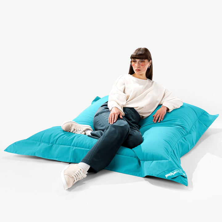 SoleiStorm™ Ultra 2000 h+ Obrovský sedací vak XXL - Olefin Cyanová 03