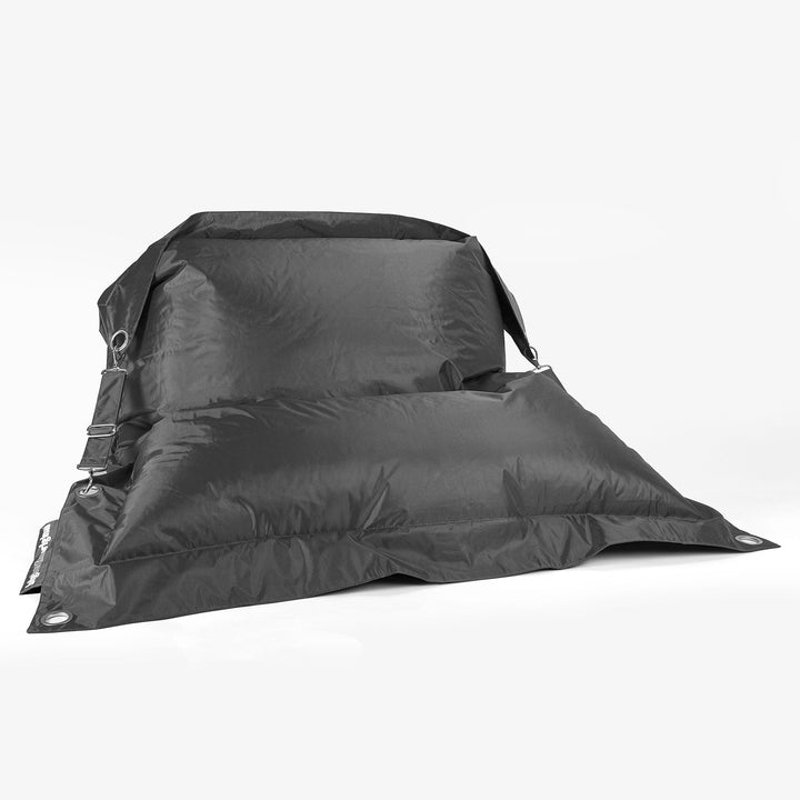 Sedací vak s popruhmi XXL - SmartCanvas™ Čierna 01