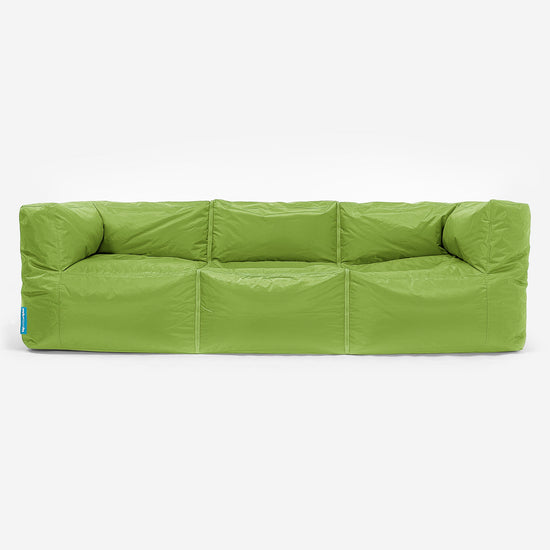 3-miestna modulárna pohovka sedací vak - SmartCanvas™ Limetková 01