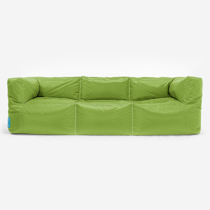 3-miestna modulárna pohovka sedací vak - SmartCanvas™ Limetková 01