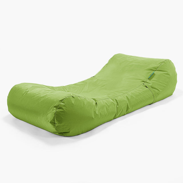 Ležadlo na opaľovanie sedací vak - SmartCanvas™ Limetková 01