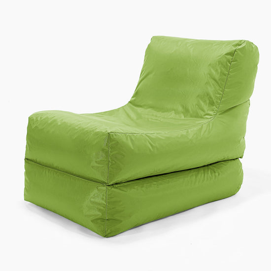Ležadlo na opaľovanie sedací vak - SmartCanvas™ Limetková 03