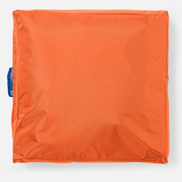 Vonkajší veľký podlahový vankúš - SmartCanvas™ Oranžová Fabric Close-up Image
