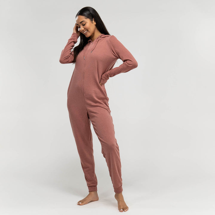 Dámsky overal Onesie - Ružová 03