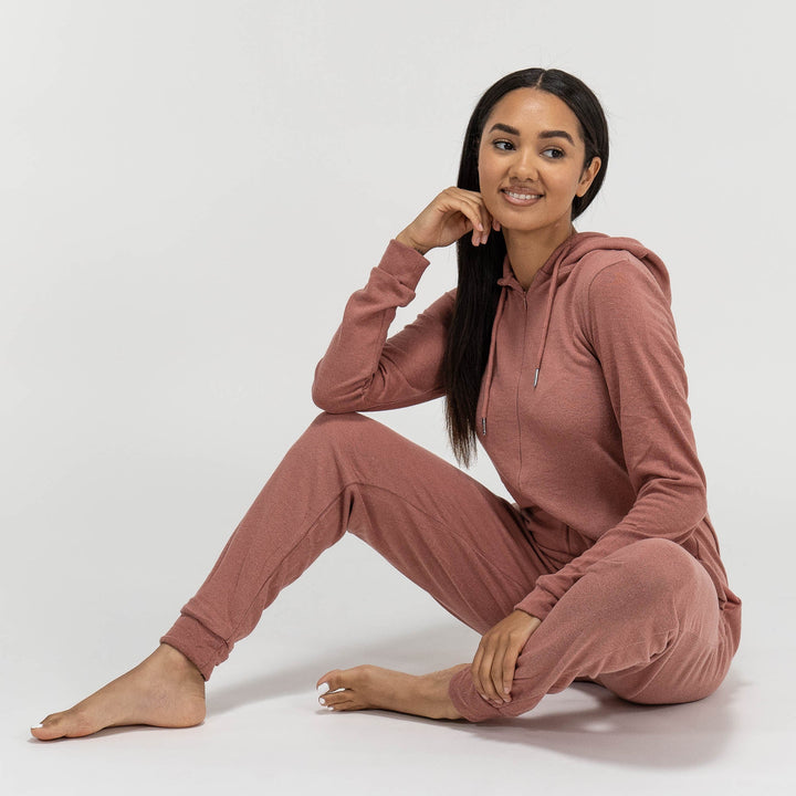 Dámsky overal Onesie - Ružová 04