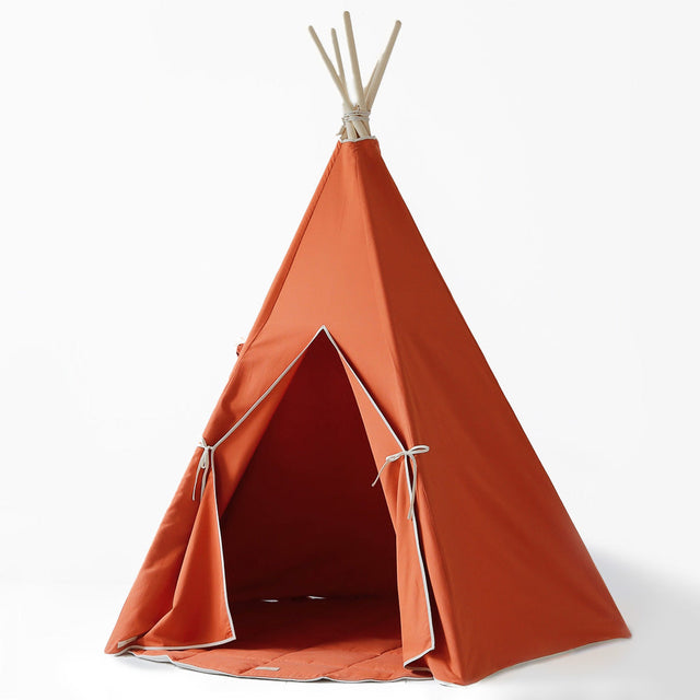 Detský vnútorný stan Teepee - Oranžová 01