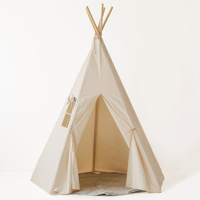 Detský vnútorný stan Teepee - Smotanová 01
