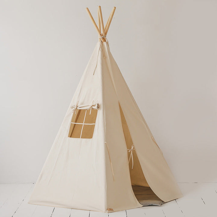 Detský vnútorný stan Teepee - Smotanová 02
