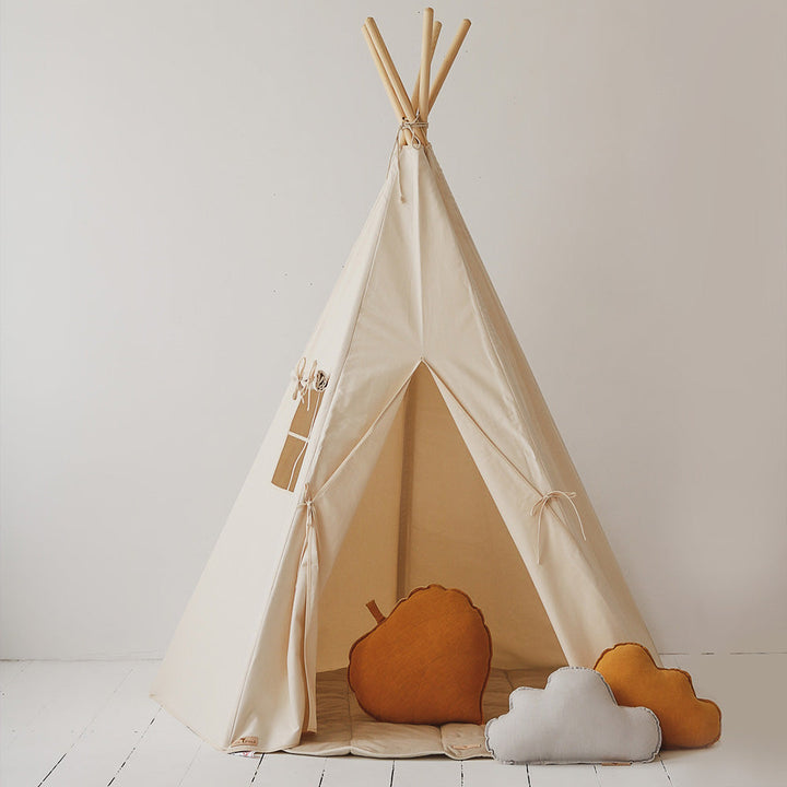 Detský vnútorný stan Teepee - Smotanová 04