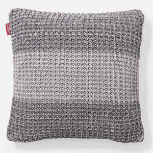 Dekoračný poťah na vankúš 47 x 47 cm - Pletené Chester Šedá
