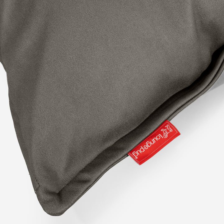 Dekoračný poťah na vankúš 47 x 47 cm - Vegánska koža Šedá 03