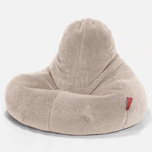 Ultra luxusná herná stolička sedací vak - Falošná plyšová kožušina Norková