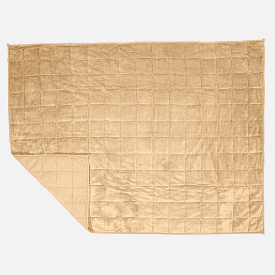 Záťažová deka pre dospelých - Flanelový flís Norková 03