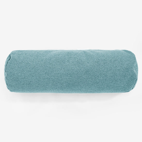 Dekoračný valčekový poťah na vankúš 20 x 55 cm - Interalli vlna Cyanová 02