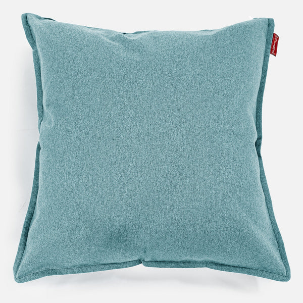 Extra veľký dekoračný poťah na vankúš 70 x 70 cm - Interalli vlna Cyanová 01