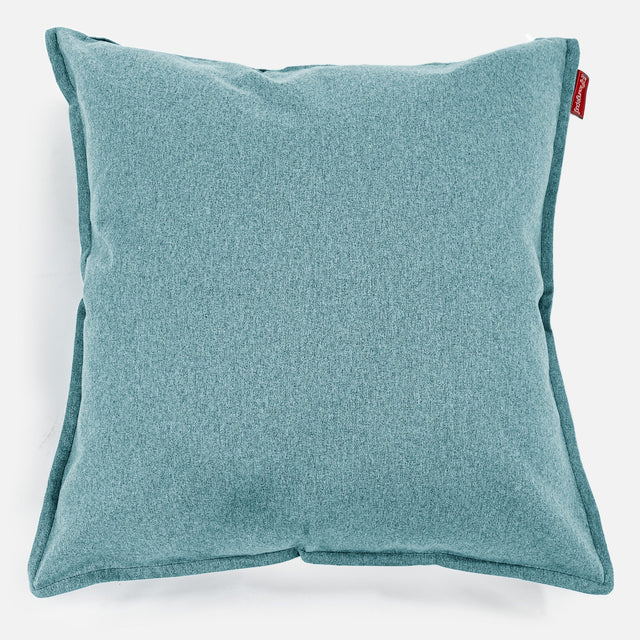 Extra veľký dekoračný poťah na vankúš 70 x 70 cm - Interalli vlna Cyanová 01