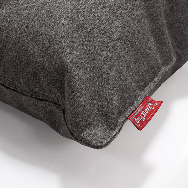 Dekoračný valčekový poťah na vankúš 20 x 55 cm - Interalli vlna Šedá Fabric Close-up Image