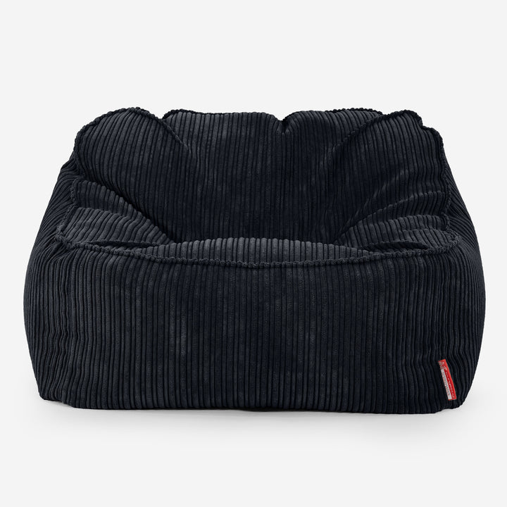 Kreslo sedací vak Sloucher - Menčester Čierna 01