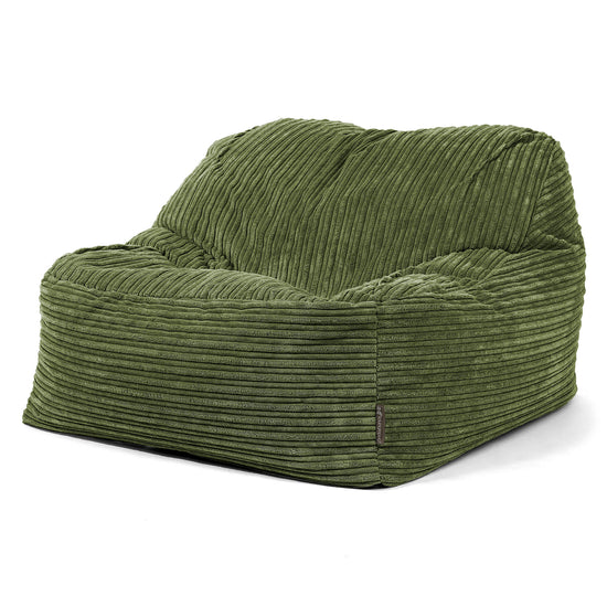 Kreslo sedací vak Sloucher - Menčester Lesná zelená 03