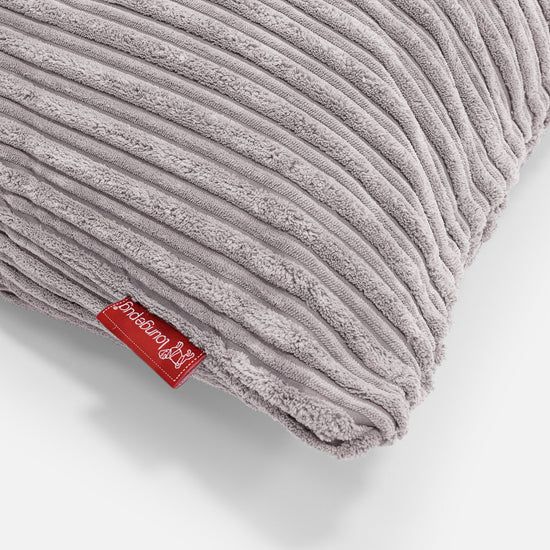 Dekoračný valčekový poťah na vankúš 20 x 55 cm - Menčester Hliníkovo strieborná 03