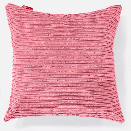 Extra veľký dekoračný poťah na vankúš 70 x 70 cm - Menčester Korálová 01