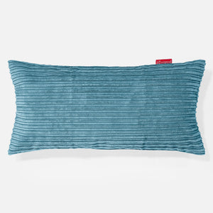 Obdĺžnikový dekoračný poťah na vankúš XL 40 x 70 cm - Menčester Morská modrá