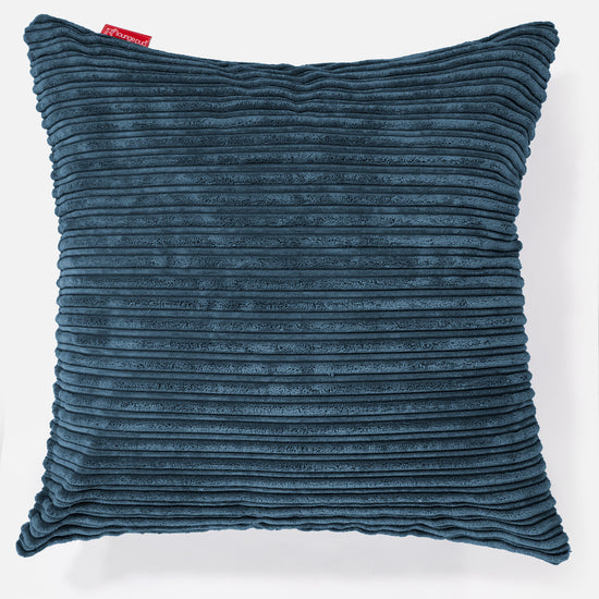 Extra veľký dekoračný poťah na vankúš 70 x 70 cm - Menčester Námornícka modrá 01
