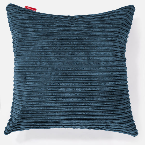 Extra veľký dekoračný poťah na vankúš 70 x 70 cm - Menčester Námornícka modrá 01