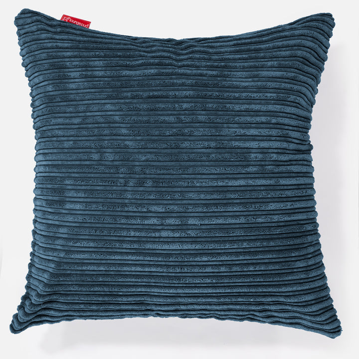Extra veľký dekoračný poťah na vankúš 70 x 70 cm - Menčester Námornícka modrá 01