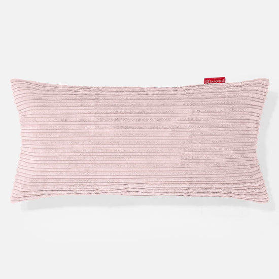Obdĺžnikový dekoračný poťah na vankúš XL 40 x 80 cm - Menčester Ružovo červená 01