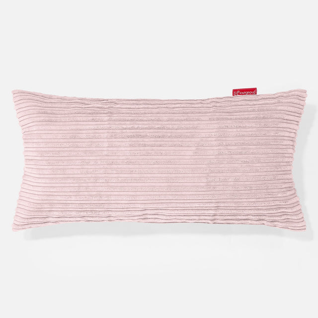 Obdĺžnikový dekoračný poťah na vankúš XL 40 x 80 cm - Menčester Ružovo červená 01