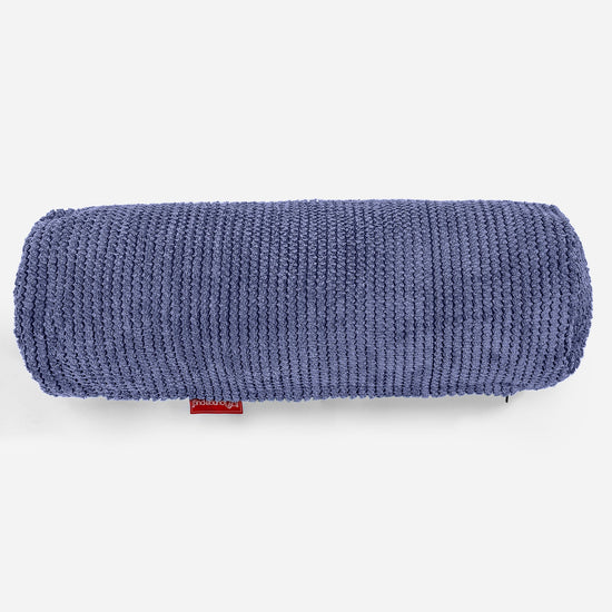 Dekoračný valčekový poťah na vankúš 20 x 55 cm - Pom Pom Fialová 02