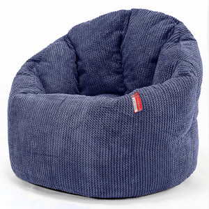 Útulná stolička sedací vak - Pom Pom Fialová