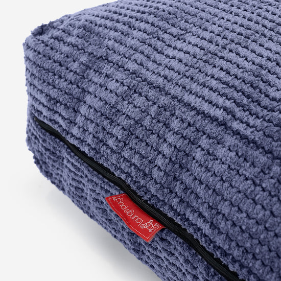 Veľký podlahový vankúš - Pom Pom Fialová 02