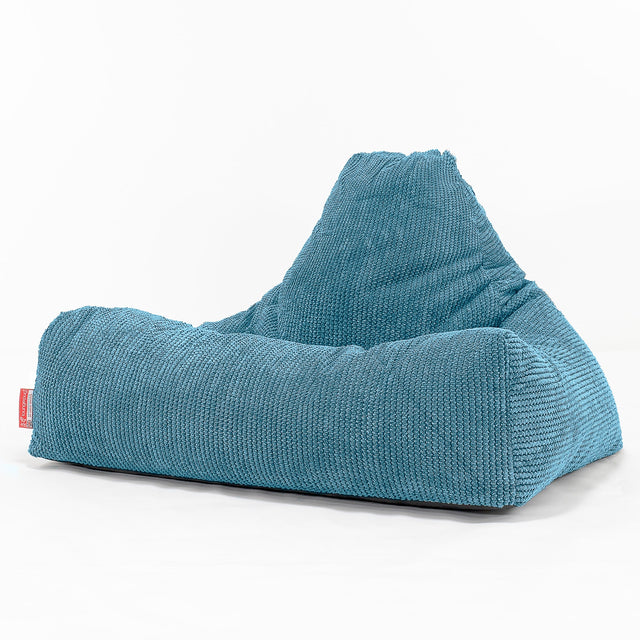 Ležadlo sedací vak - Pom Pom Morská modrá 01