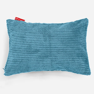 Obdĺžnikový dekoračný poťah na vankúš 35 x 50 cm - Pom Pom Morská modrá