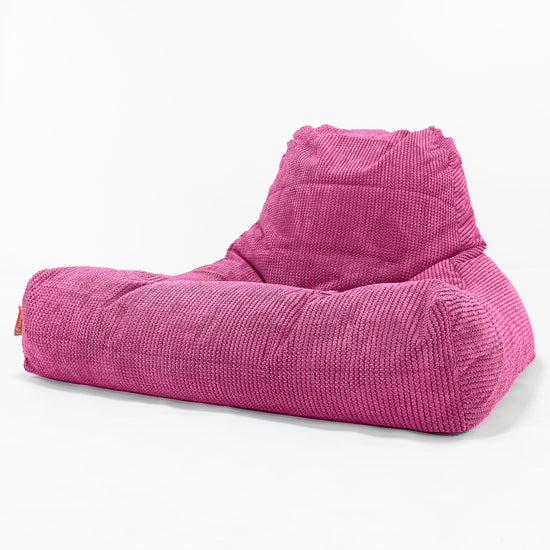 Mega ležadlo sedací vak - Pom Pom Ružová 01