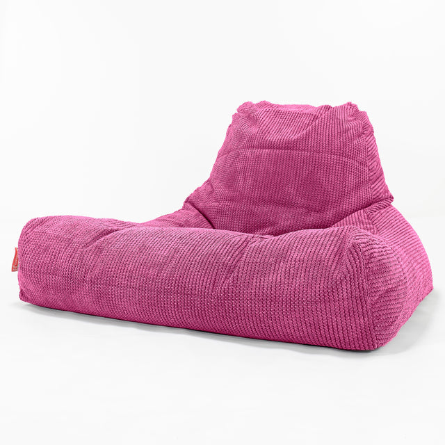 Mega ležadlo sedací vak - Pom Pom Ružová 01