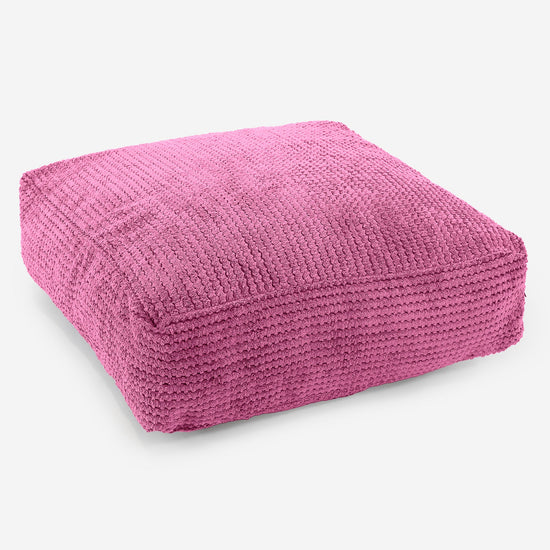 Veľký podlahový vankúš - Pom Pom Ružová 01
