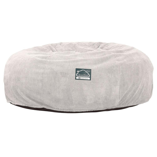 Extra veľká pohovka sedací vak z pamäťovej peny CloudSac 3000 XXL - Pom Pom Slonovinová 06