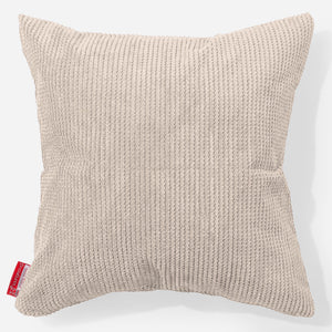 Extra veľký dekoračný poťah na vankúš 70 x 70 cm - Pom Pom Slonovinová