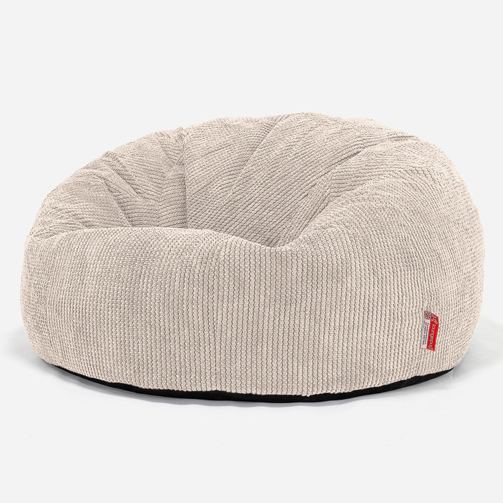 Klasická pohovka sedací vak - Pom Pom Slonovinová 01