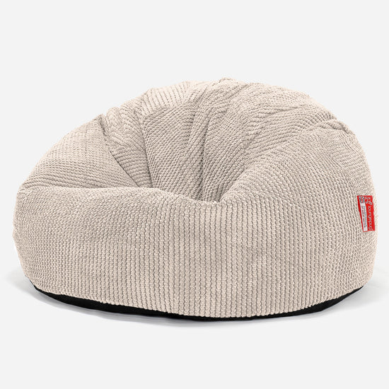 Klasická stolička sedací vak - Pom Pom Slonovinová 01