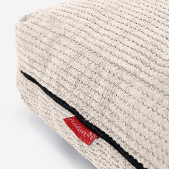 Veľký podlahový vankúš - Pom Pom Slonovinová 02