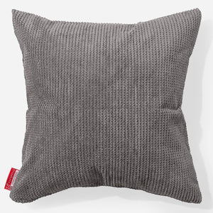 Extra veľký dekoračný poťah na vankúš 70 x 70 cm - Pom Pom Uhľovo šedá