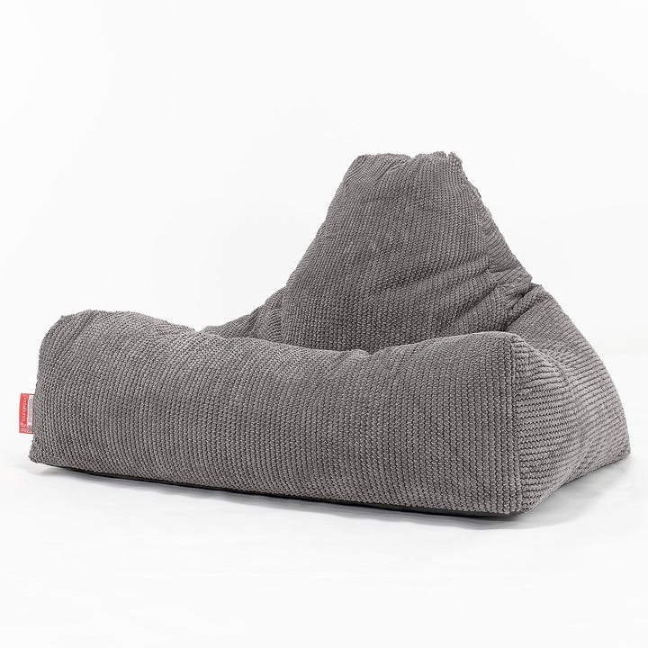 Ležadlo sedací vak - Pom Pom Uhľovo šedá 01
