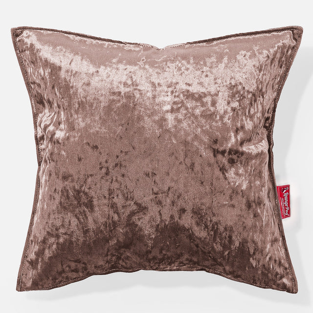 Extra veľký dekoračný poťah na vankúš 70 x 70 cm - Retro zamat Hľuzovková 01