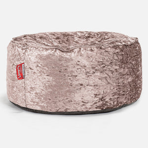 Velká okrúhla taburetka - Retro zamat Hľuzovková